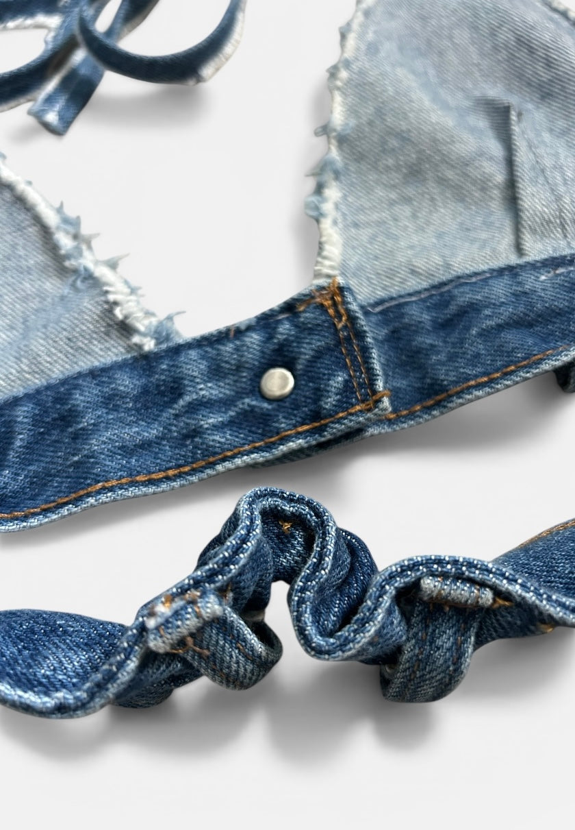 Bottoms Up Top - Denim S