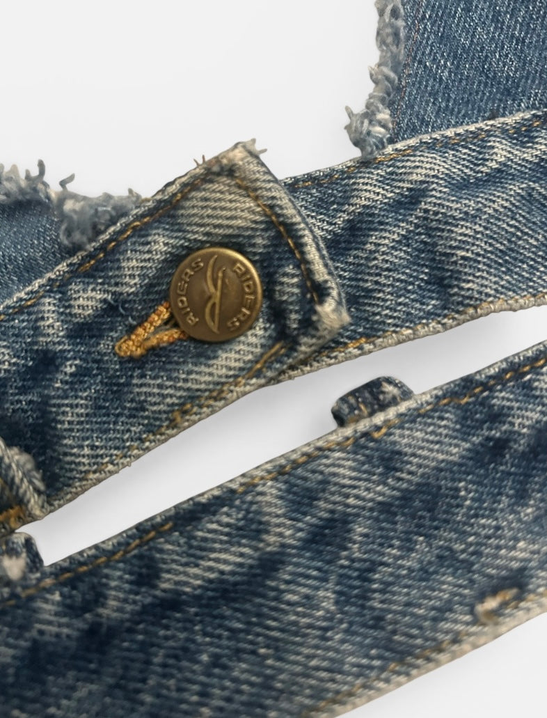 Bottoms Up Top - Denim