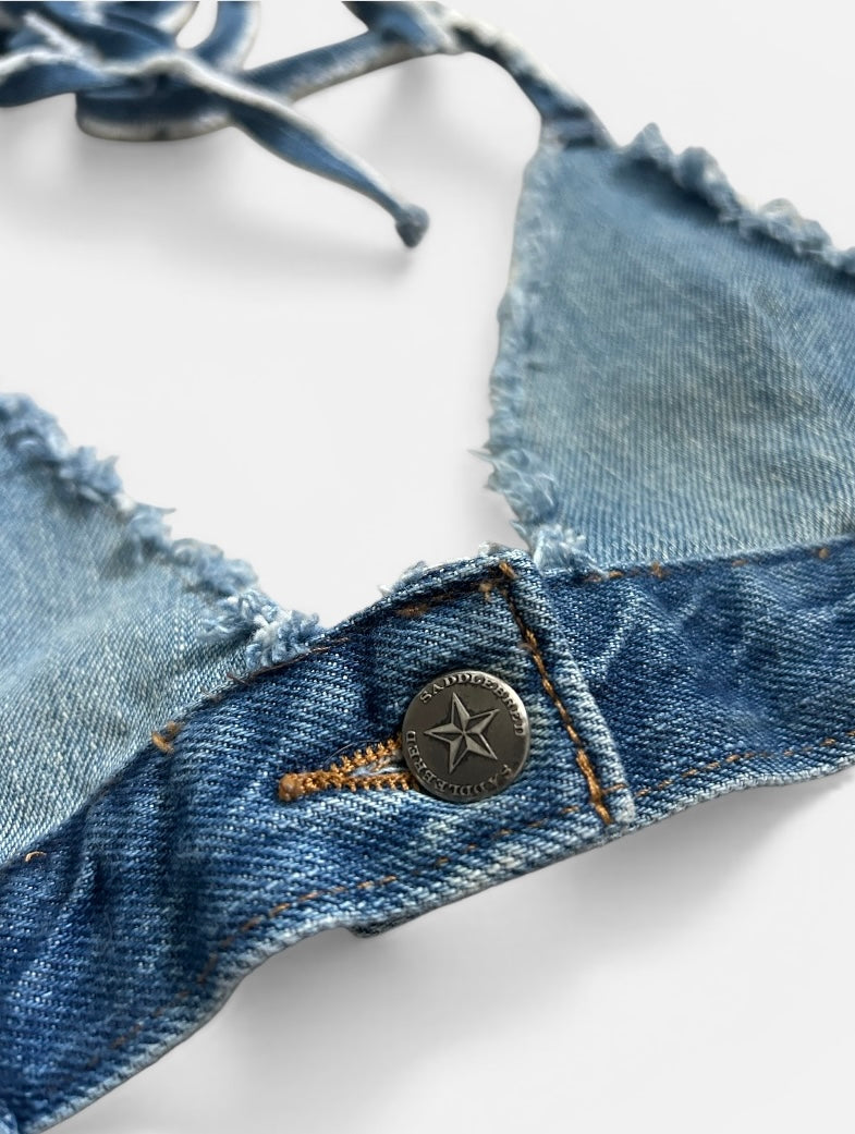 Bottoms Up Top - Denim S